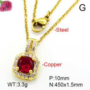 Fashion Copper Necklace  F7N401156avja-L024