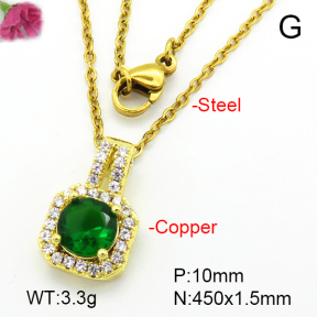 Fashion Copper Necklace  F7N401159avja-L024