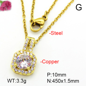 Fashion Copper Necklace  F7N401160avja-L024