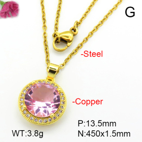 Fashion Copper Necklace  F7N401163aajl-L024