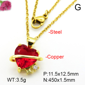 Fashion Copper Necklace  F7N401169avja-L024