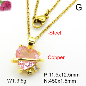 Fashion Copper Necklace  F7N401170avja-L024