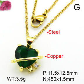Fashion Copper Necklace  F7N401171avja-L024
