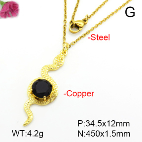 Fashion Copper Necklace  F7N401175avja-L024