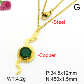 Fashion Copper Necklace  F7N401176avja-L024
