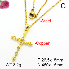 Fashion Copper Necklace  F7N401179avja-L024