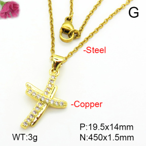 Fashion Copper Necklace  F7N401180vail-L024
