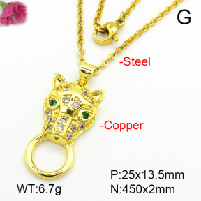 Fashion Copper Necklace  F7N401182baka-L024