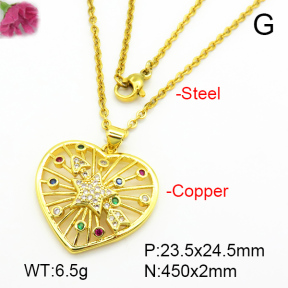 Fashion Copper Necklace  F7N401183baka-L024