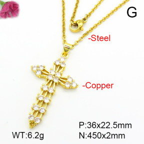 Fashion Copper Necklace  F7N401185aajl-L024