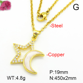 Fashion Copper Necklace  F7N401186aajl-L024