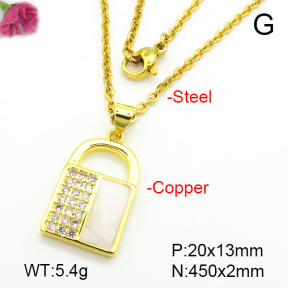 Fashion Copper Necklace  F7N401188aajl-L024