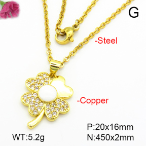 Fashion Copper Necklace  F7N401189aajl-L024