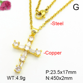Fashion Copper Necklace  F7N401192aajl-L024