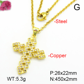 Fashion Copper Necklace  F7N401193baka-L024