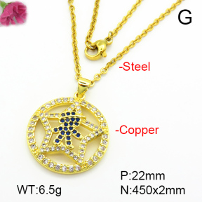 Fashion Copper Necklace  F7N401194baka-L024
