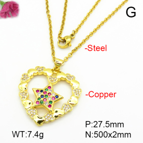Fashion Copper Necklace  F7N401195aakl-L024