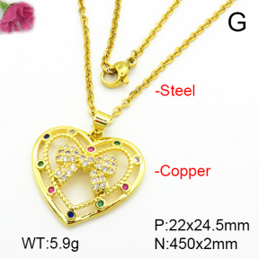 Fashion Copper Necklace  F7N401196baka-L024