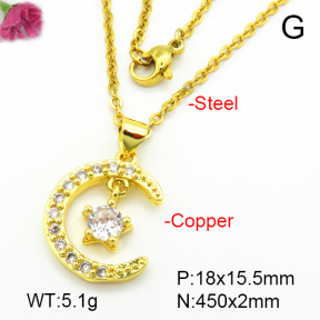 Fashion Copper Necklace  F7N401198avja-L024