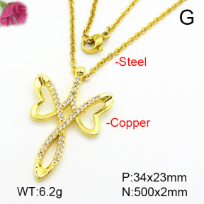 Fashion Copper Necklace  F7N401199aajl-L024