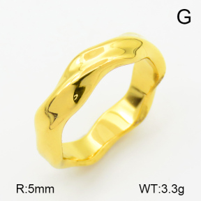 Handmade Polished  Stainless Steel Ring  6-8#  7R2000006bhva-066