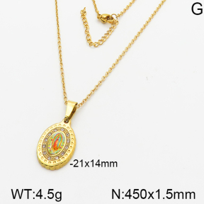 Stainless Steel Necklace  5N4000556aakl-355
