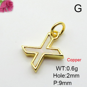 Shell  Fashion Copper Pendant  XFPC03560vail-G030