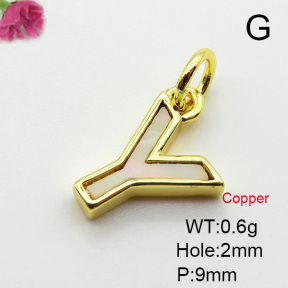 Shell  Fashion Copper Pendant  XFPC03562vail-G030