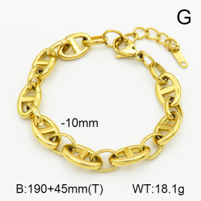 Mariner Link Chains  Stainless Steel Bracelet  7B2000079bhil-G029