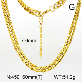 Cuban Link Chains,Four Sides Faceted,Handmade Polished  Stainless Steel Necklace  7N2000311vhha-G029