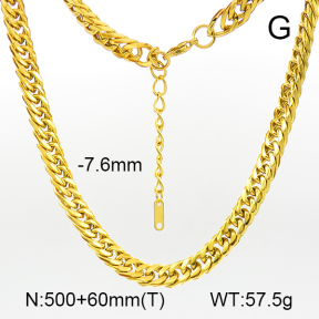 Cuban Link Chains,Four Sides Faceted,Handmade Polished  Stainless Steel Necklace  7N2000312vhhl-G029