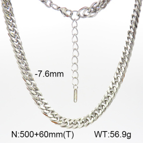 Cuban Link Chains,Four Sides Faceted,Handmade Polished  Stainless Steel Necklace  7N2000313vbnl-G029