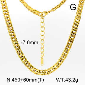 Cuban Link Chains,Two Sides Faceted,Handmade Polished  Stainless Steel Necklace  7N2000314vbnl-G029