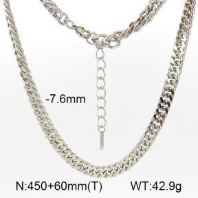 Cuban Link Chains,Two Sides Faceted,Handmade Polished  Stainless Steel Necklace  7N2000315vbll-G029