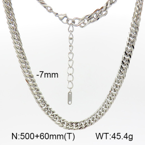 Cuban Link Chains,Four Sides Faceted,Handmade Polished  Stainless Steel Necklace  7N2000320vbnb-G029