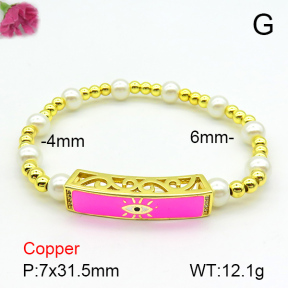 Fashion Copper Bracelet  F7B300264bbov-L002