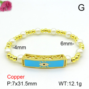 Fashion Copper Bracelet  F7B300265bbov-L002