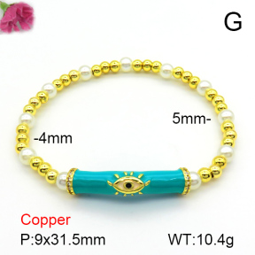Fashion Copper Bracelet  F7B300313bbov-L002