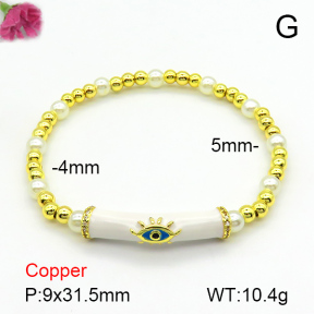 Fashion Copper Bracelet  F7B300315bbov-L002