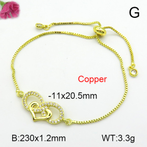 Fashion Copper Bracelet  F7B400737ablb-L002