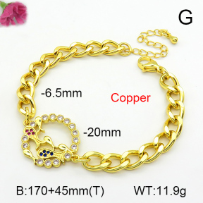 Fashion Copper Bracelet  F7B400738vbnb-L002