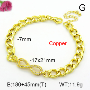 Fashion Copper Bracelet  F7B400740vbmb-L002