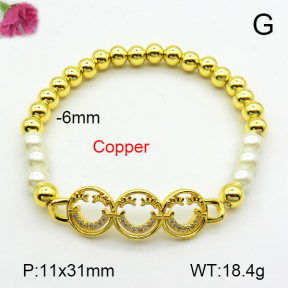 Fashion Copper Bracelet  F7B400747bbov-L002