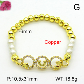Fashion Copper Bracelet  F7B400753bbov-L002