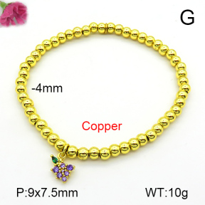 Fashion Copper Bracelet  F7B400769vbll-L002