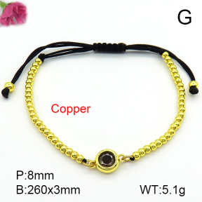 Fashion Copper Bracelet  F7B800110aahl-L002