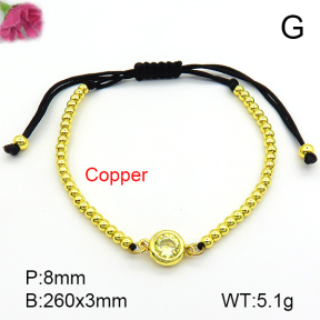 Fashion Copper Bracelet  F7B800111aahl-L002