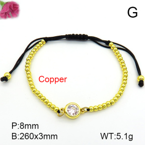 Fashion Copper Bracelet  F7B800112aahl-L002