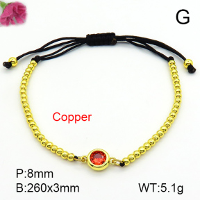 Fashion Copper Bracelet  F7B800114aahl-L002