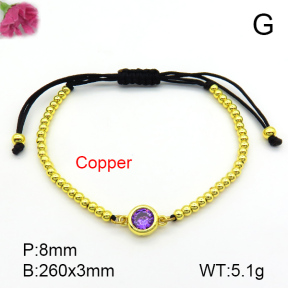 Fashion Copper Bracelet  F7B800116aahl-L002